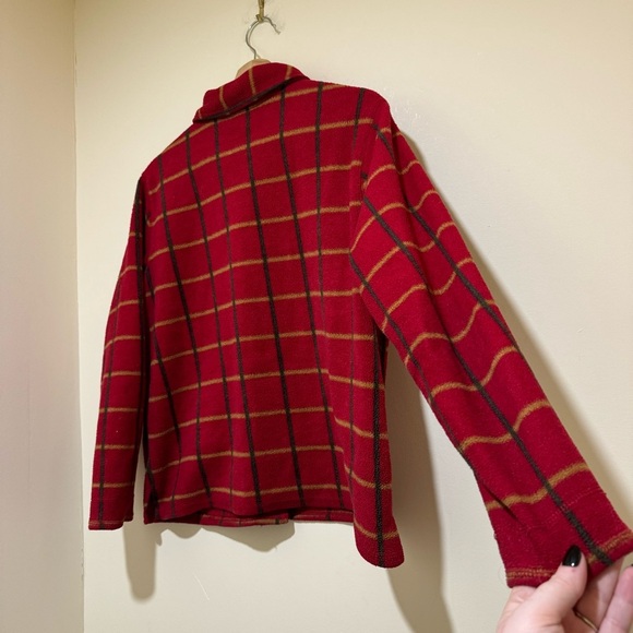 Women’s Vintage Faded Glory Plaid Fleece Western Button Down Jacket Size: S 4/6 - Picture 13 of 16